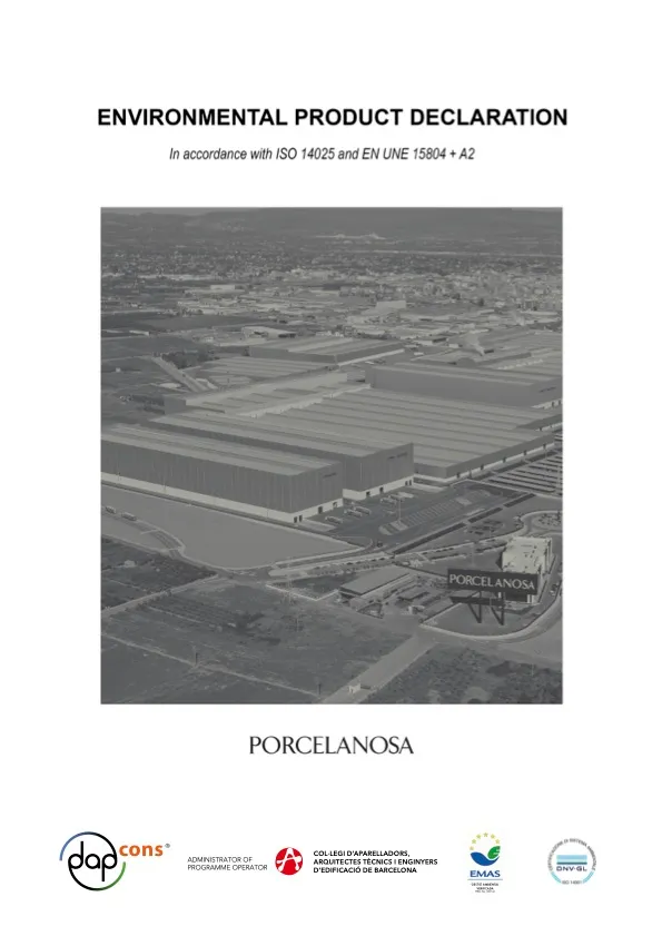 DAPcons PORCELANOSA Porcelain Stoneware Ecologic